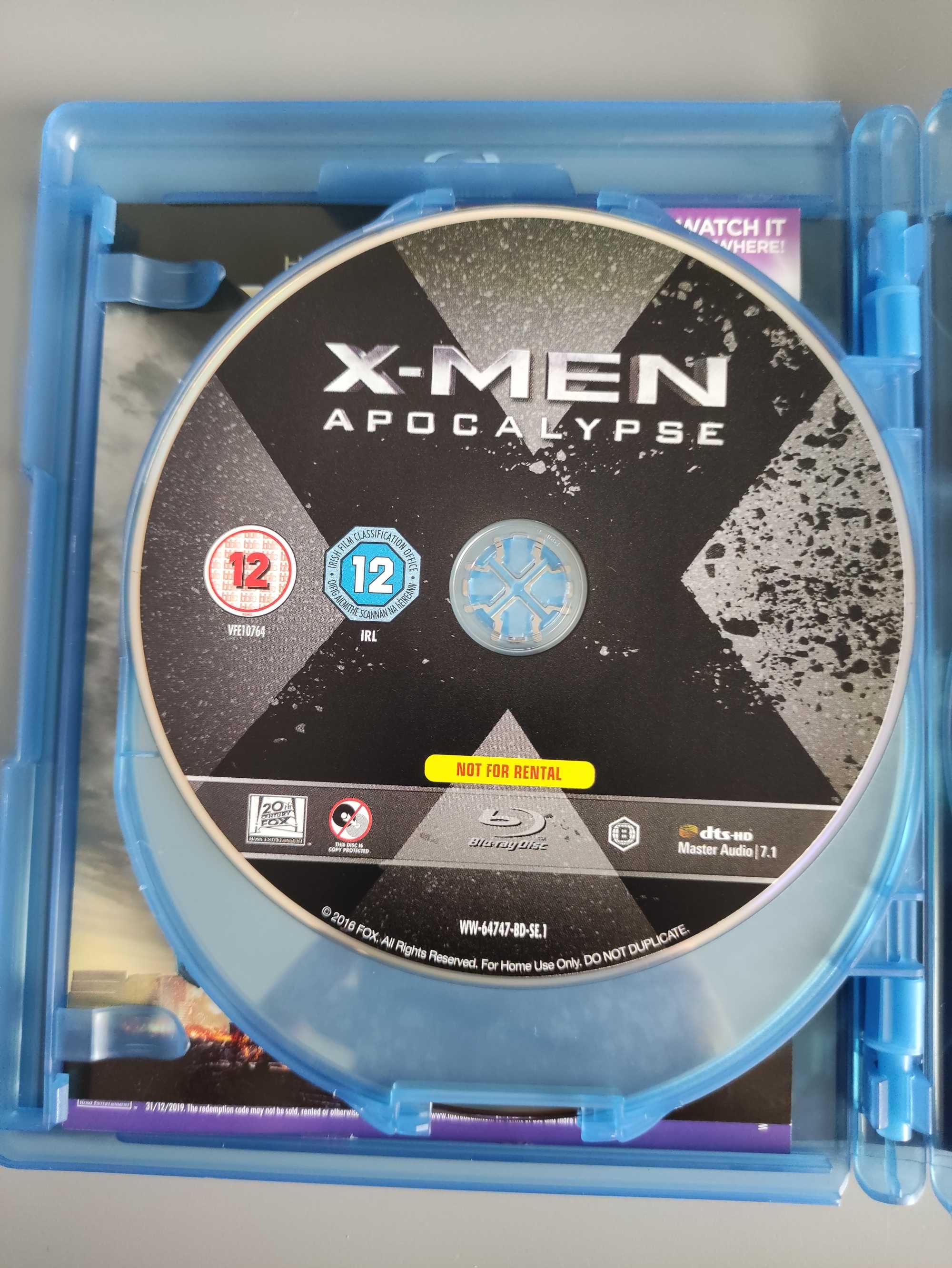 Filmy Blu-ray X-men First Class, Days of Future Past oraz Apocalypse