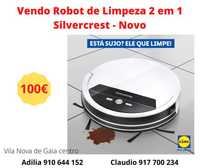 Vendo Robot de Limpeza 2 em 1 Silvercrest - Novo com garantia