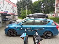Box dachowy SPORTAC Scout 460 czarny z połyskiem DUAL 75kg RZESZÓW