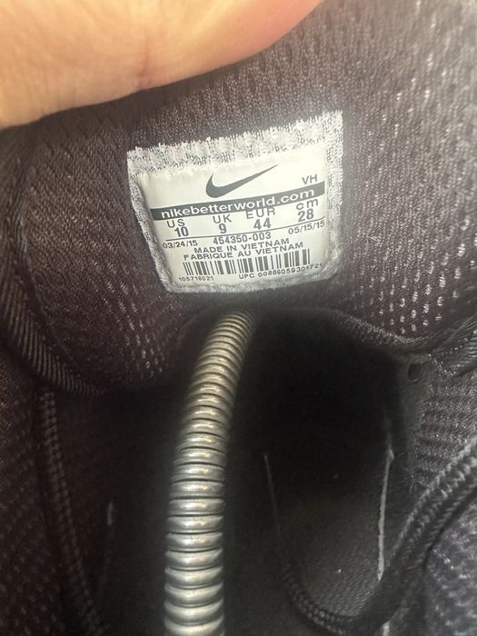 ОРИГІНАЛ Nike Manoa Leather Black 454350-003 44 розмір