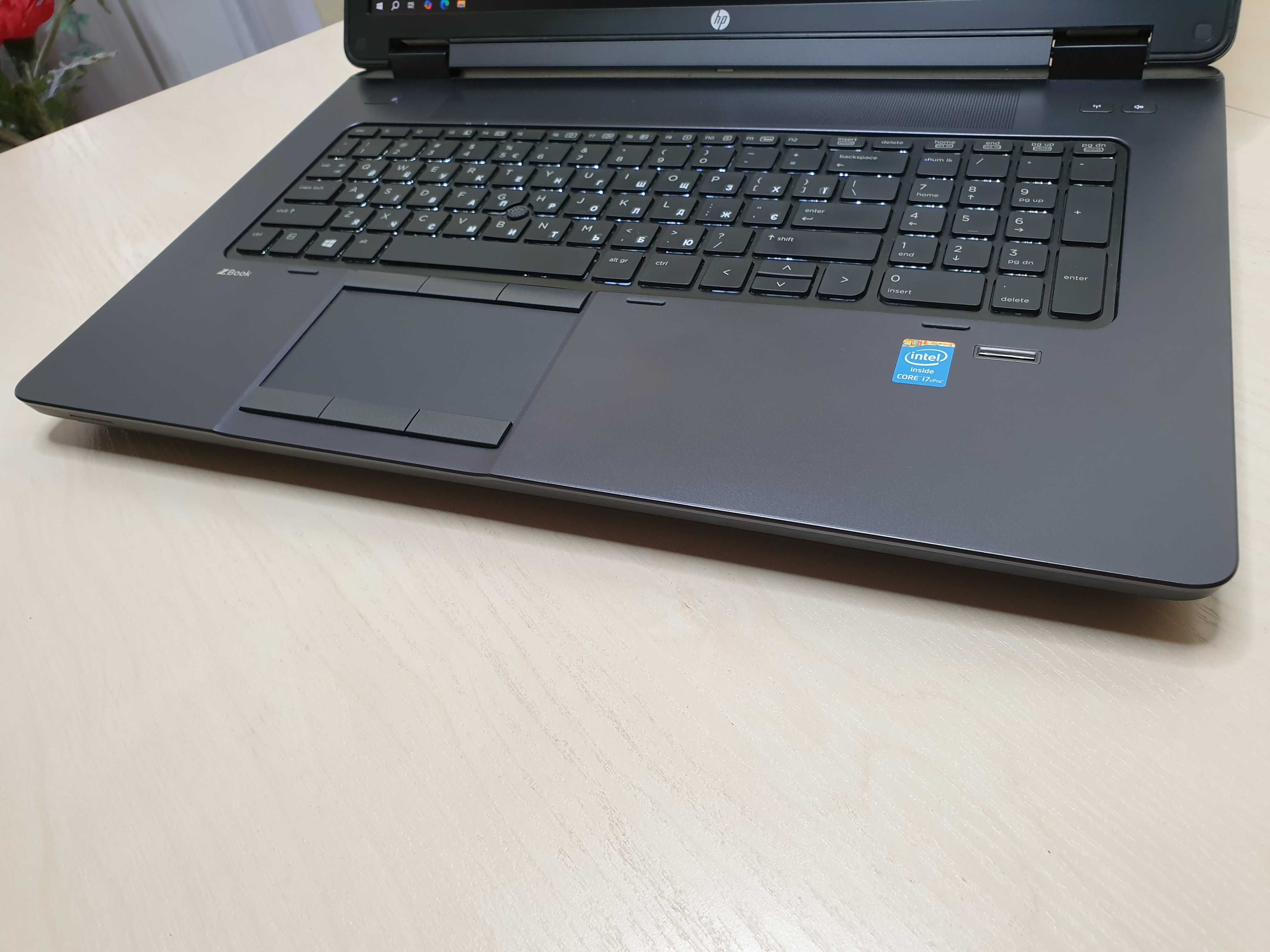 Ігровий ноутбук HP ZBook/Intel Core i7-4900MQ/NVIDIA на 8 GB/RAM 16 GB