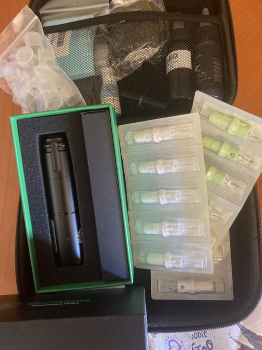 Акамуляторна тату машинка dragonhawk