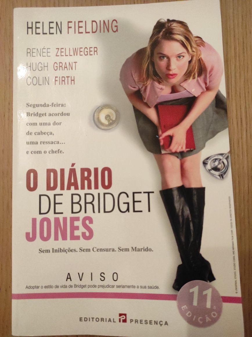 Livro "O Diário de Bridget Jones" de Helen Fielding