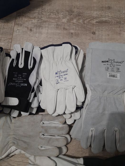 Rękawice spawalnicze,monterskie.