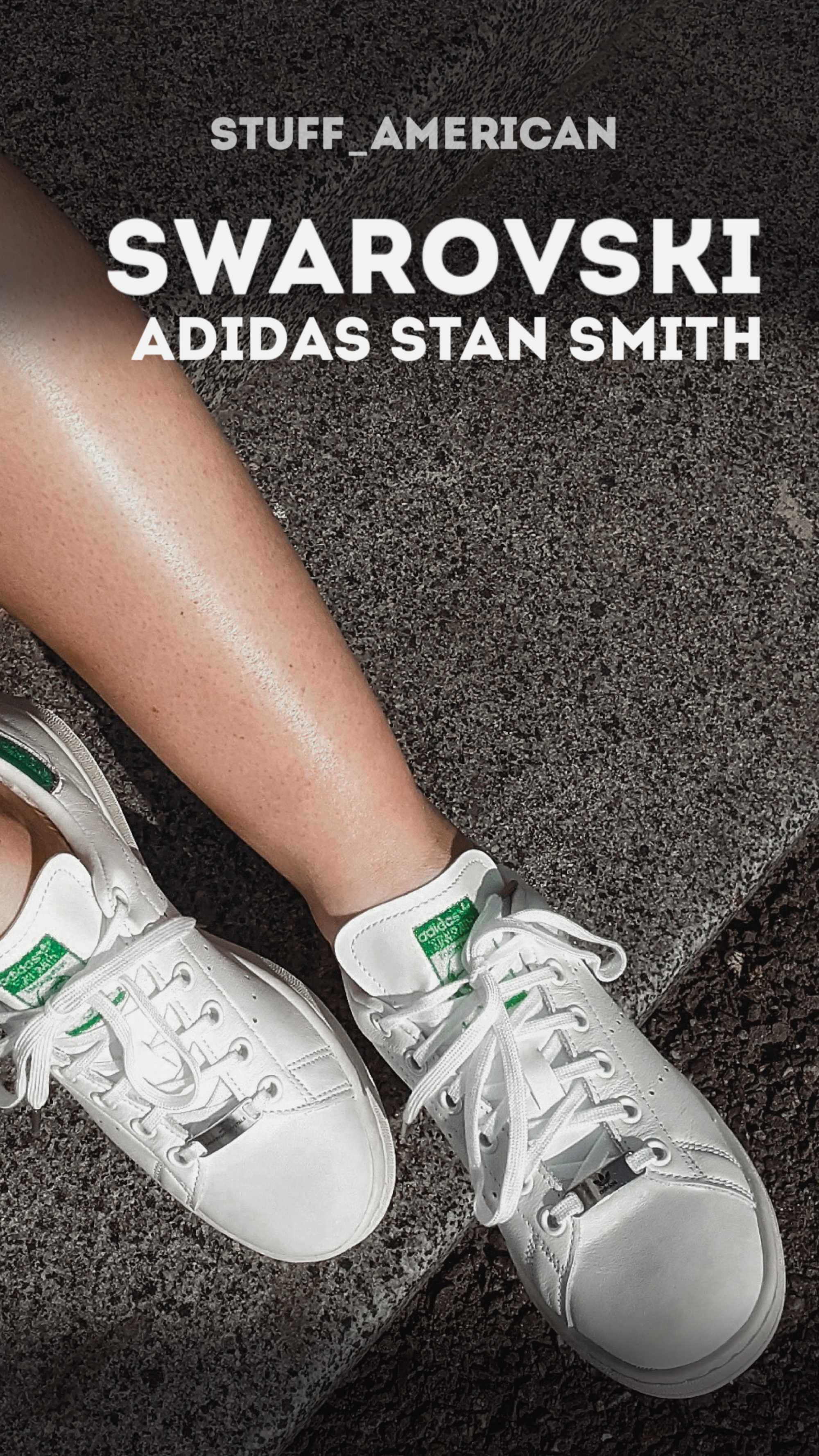 ‼️Original жіночі кросівки Adidas Stan Smith Swarovski (fx7482)‼️