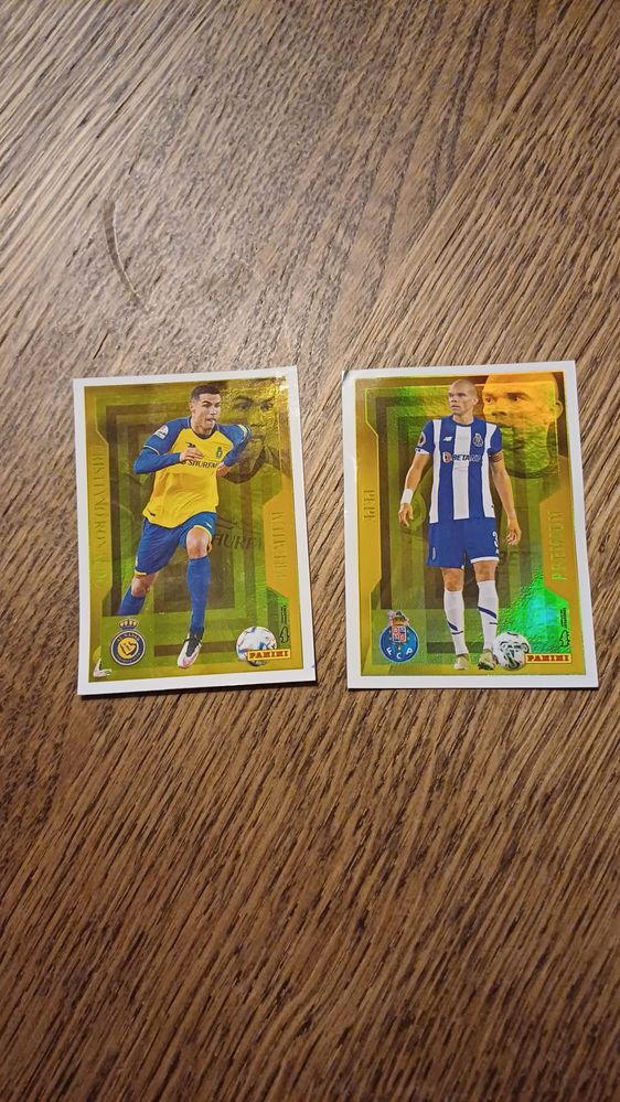 Cromos Cristiano Ronaldo e Pepe Premium