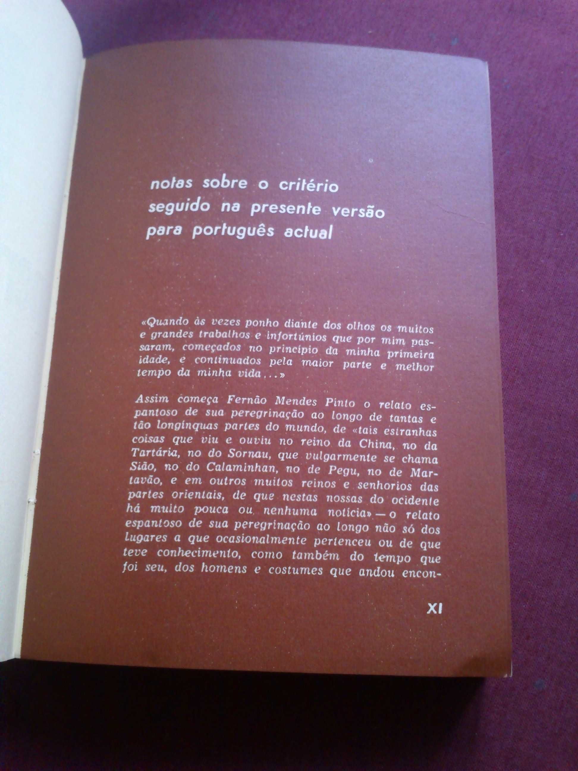 Fernão Mendes Pinto-Peregrinação/1-Edições Afrodite-1975