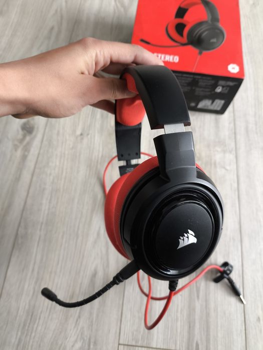 Słuchawki gamingowe Corsair hs35 stereo z mikrofonem.