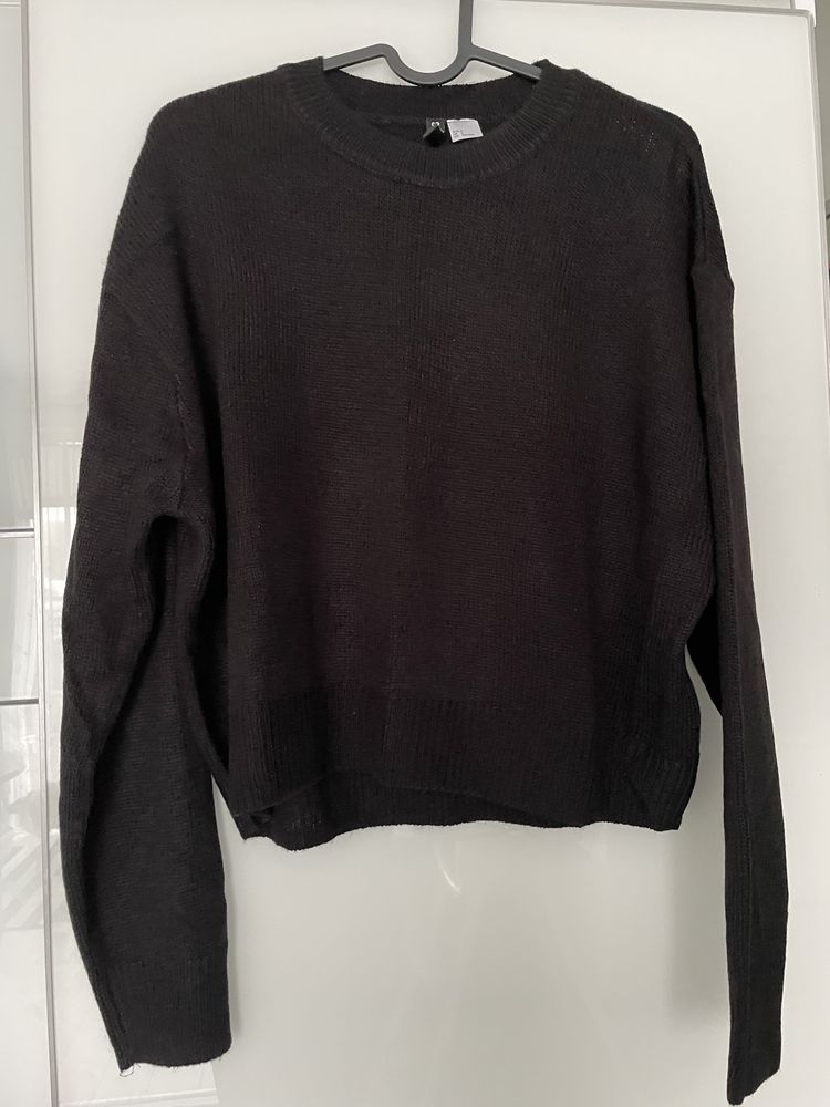 Nowy Sweter/sweterek z miękkiej dzianiny H&M rozm S czarny