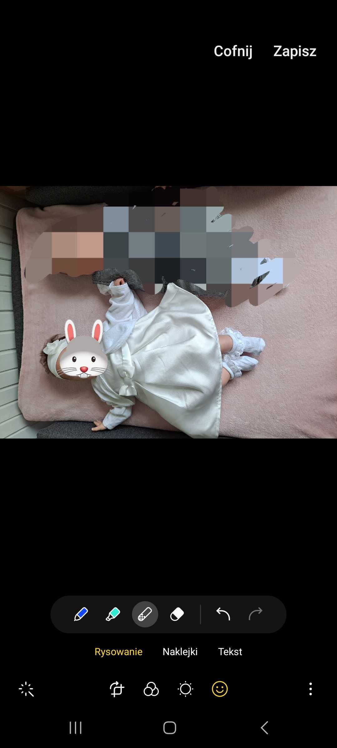 Ubranko do chrztu dla dziewczynki rozmiar 62 + opaska/wianuszek