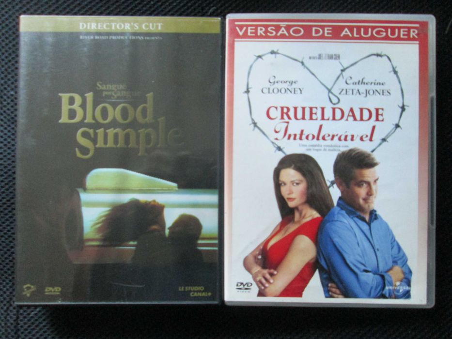 6 Dvd de Joel e Ethan Coen, novos ou como novos