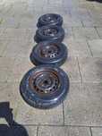 Fiat Panda II komplet felg stalowych z oponami 4x98 155/80 R13