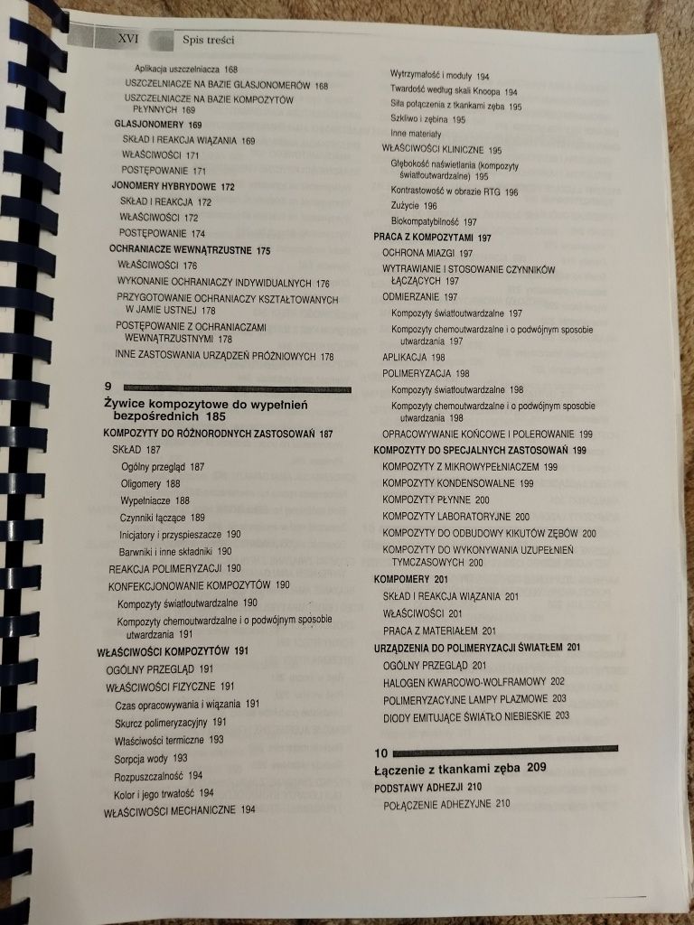 Książka materiały stomatologiczne