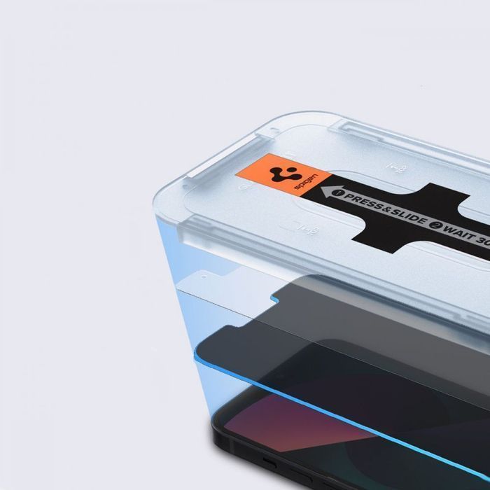 2x Szkło hartowane Spigen Glas.tR EZ Fit Privacy do Apple iPhone 13/