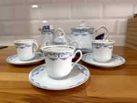 Serviço de chá Império Azul da marca portuguesa Porcel