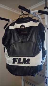 Кожаная мото курточка FLM