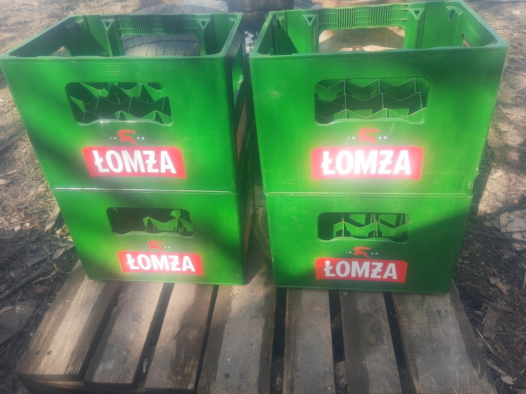 Skrzynka Łomża 0.5 krata transporter na piwo wino soki kompoty rarytas