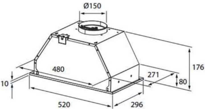Витяжка Interline BLOW S WH
