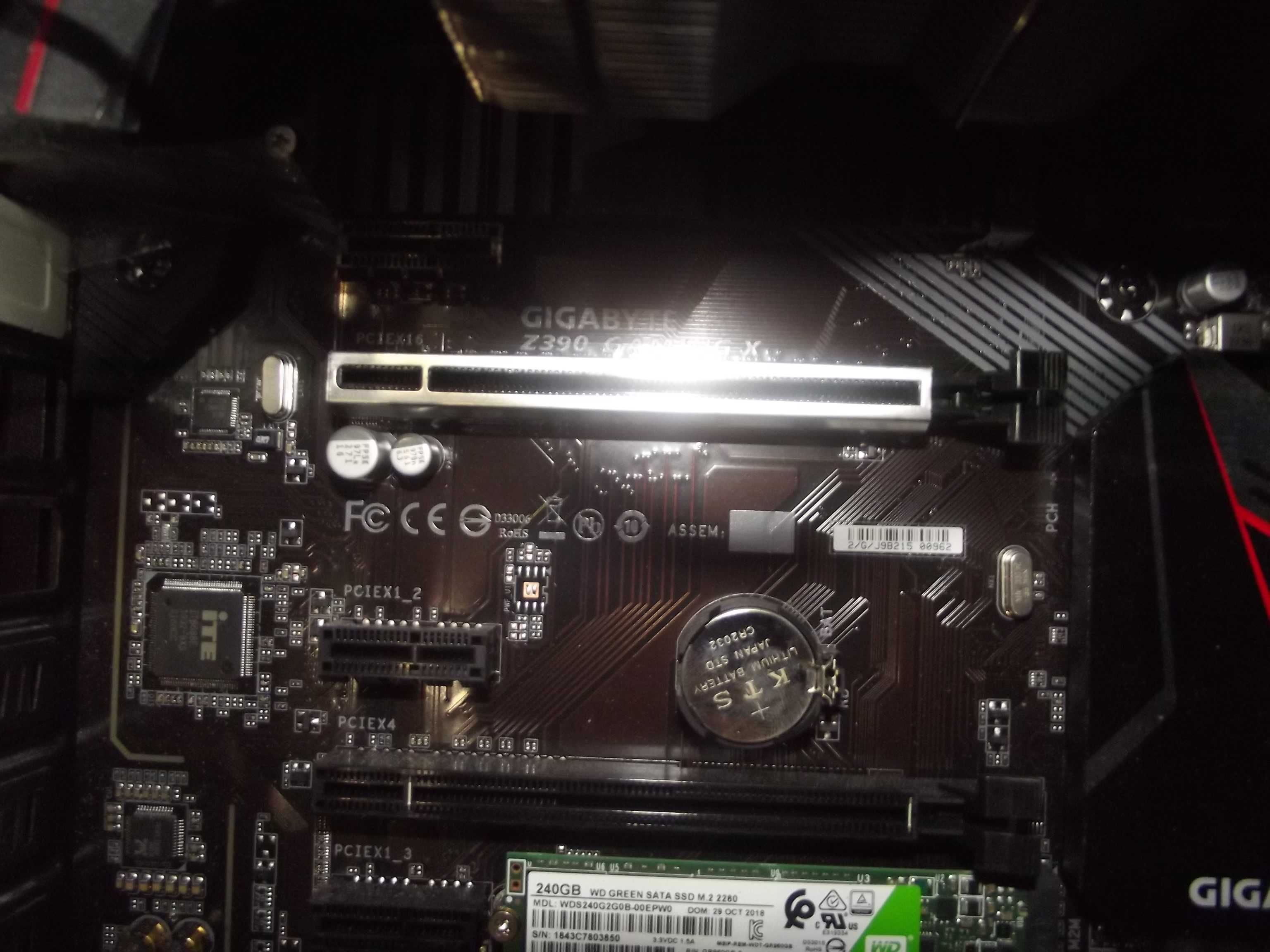 i5-9600K/Gigabyte z390 Gaming X/16Гб 3200Мгц DDR4/GTX 1660Ti 6Gb