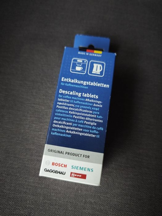 Tabletki odkamieniajace do ekspresów Siemens TZ60002 Bosch