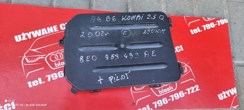 Moduł Komfortu z Pilotem Audi A4 B6 2002 Części Blask Gołdap