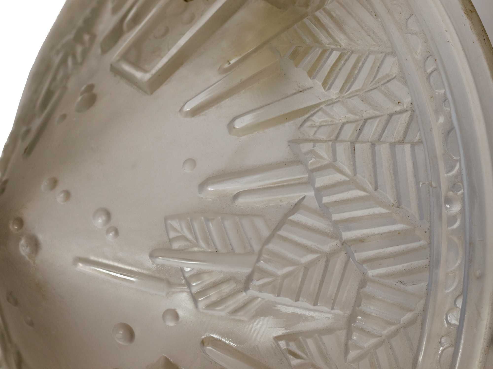 Lustre Muller Fréres vidro niquelado | Art Deco