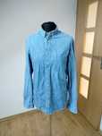 Elegancka jeansowa koszula męska rozmiar S imitacja jeansu h&m hit