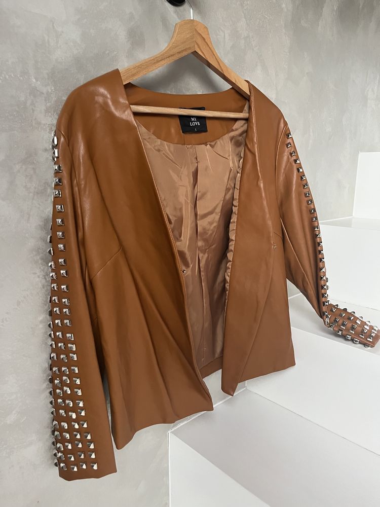 Marynarka camel cwieki