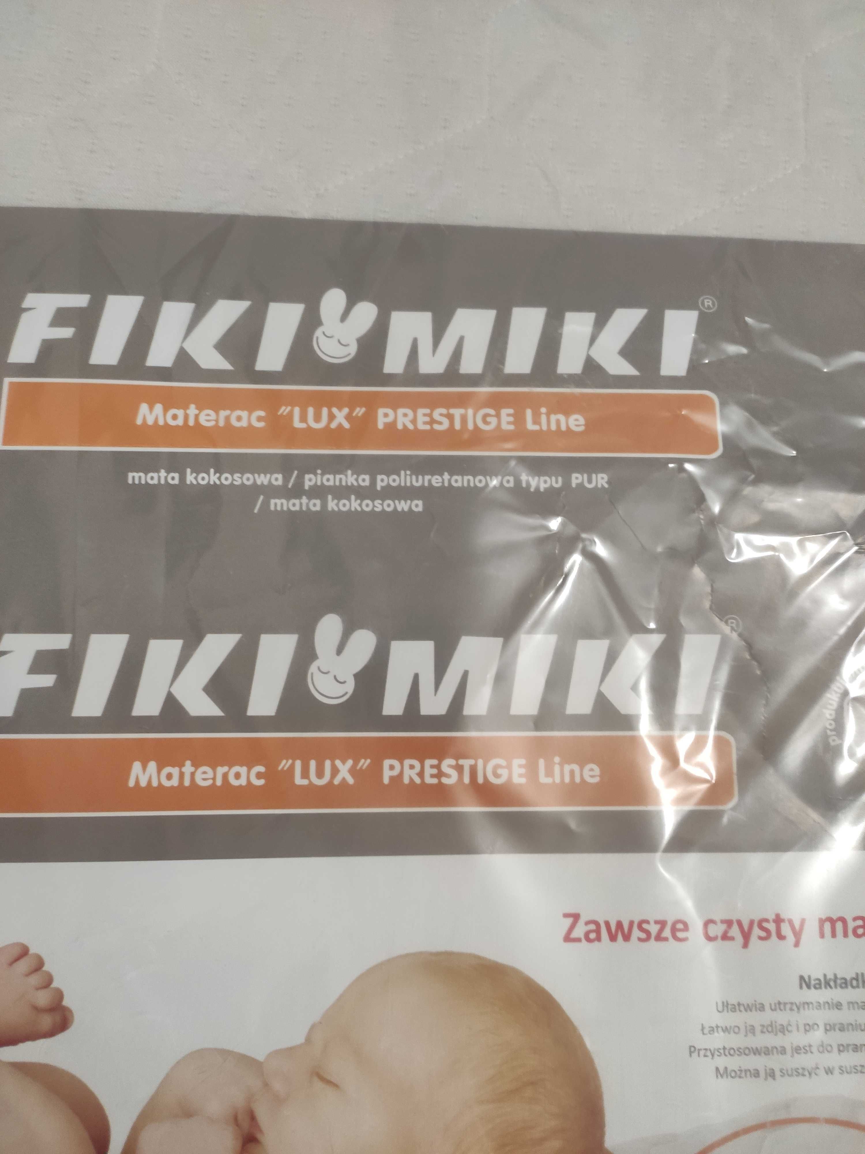 Materac Fiki Miki 120/60 Lux Prestige Line do lozeczka lozka jak nowy