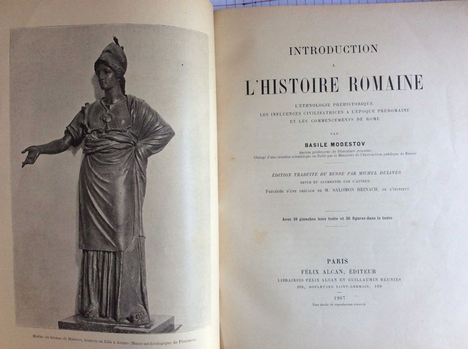 Introduction a l´ histoire romaine... 1907