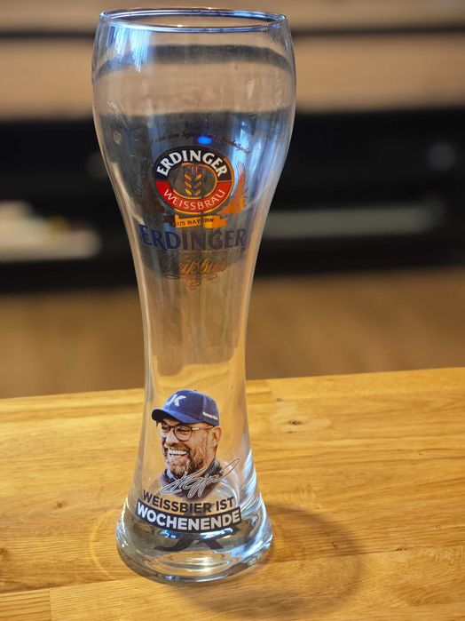 Szklanka do piwa Erdinger
Jllürgen Klopp z grawerunkiem inicjałów