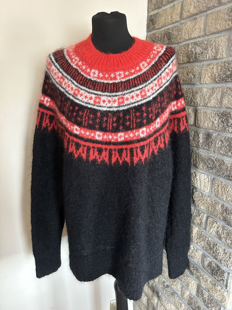 Moherowy sweter H&M rozmiar M moher wełna