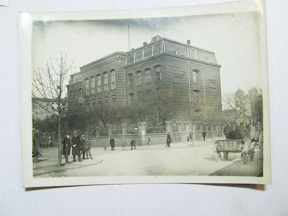 Baugewerkschule Poznań stara przedwojenna fotografia