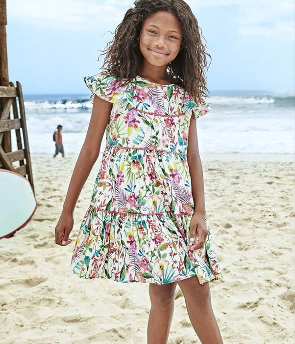 Яскравий бавовняний сарафан NEXT на дівчинку 4 років