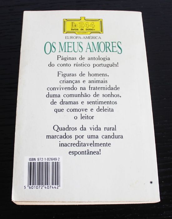 Os meus amores de Trindade Coelho, 3.ª edição, edição Europa-América