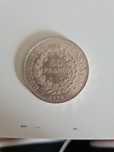 Moeda de 50 Francs de 1978 de Prata