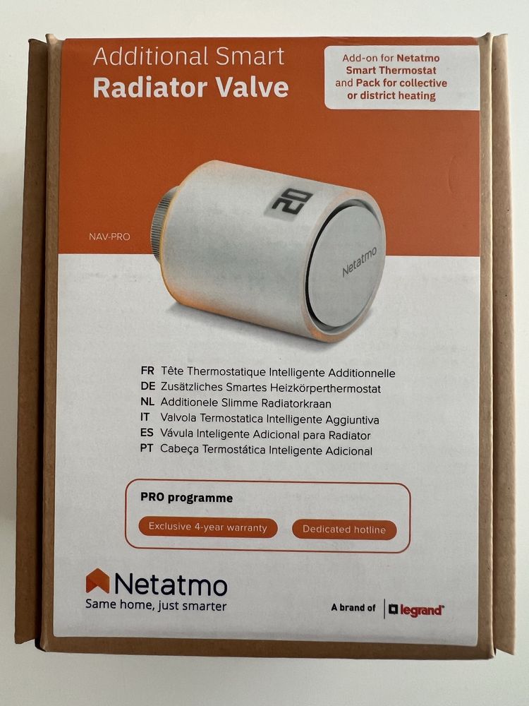 Netatmo PRO Głowica termostatyczna Smart home NAV-