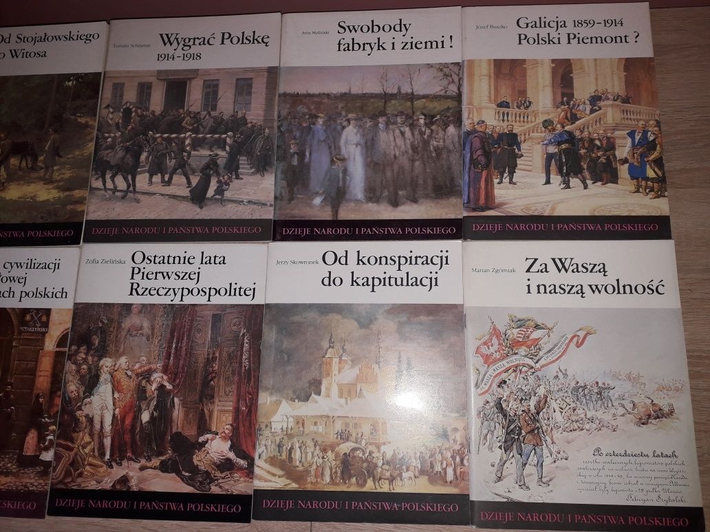 Dzieje Narodu i Państwa Polskiego  kolekcja historyczna  29 tomów