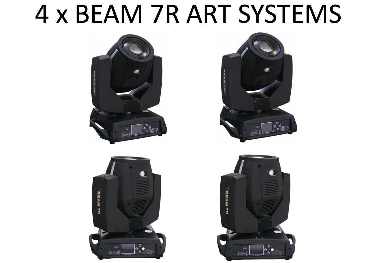 BEAMS 7R ART SYSTEMS - Moving Heads Profissionais