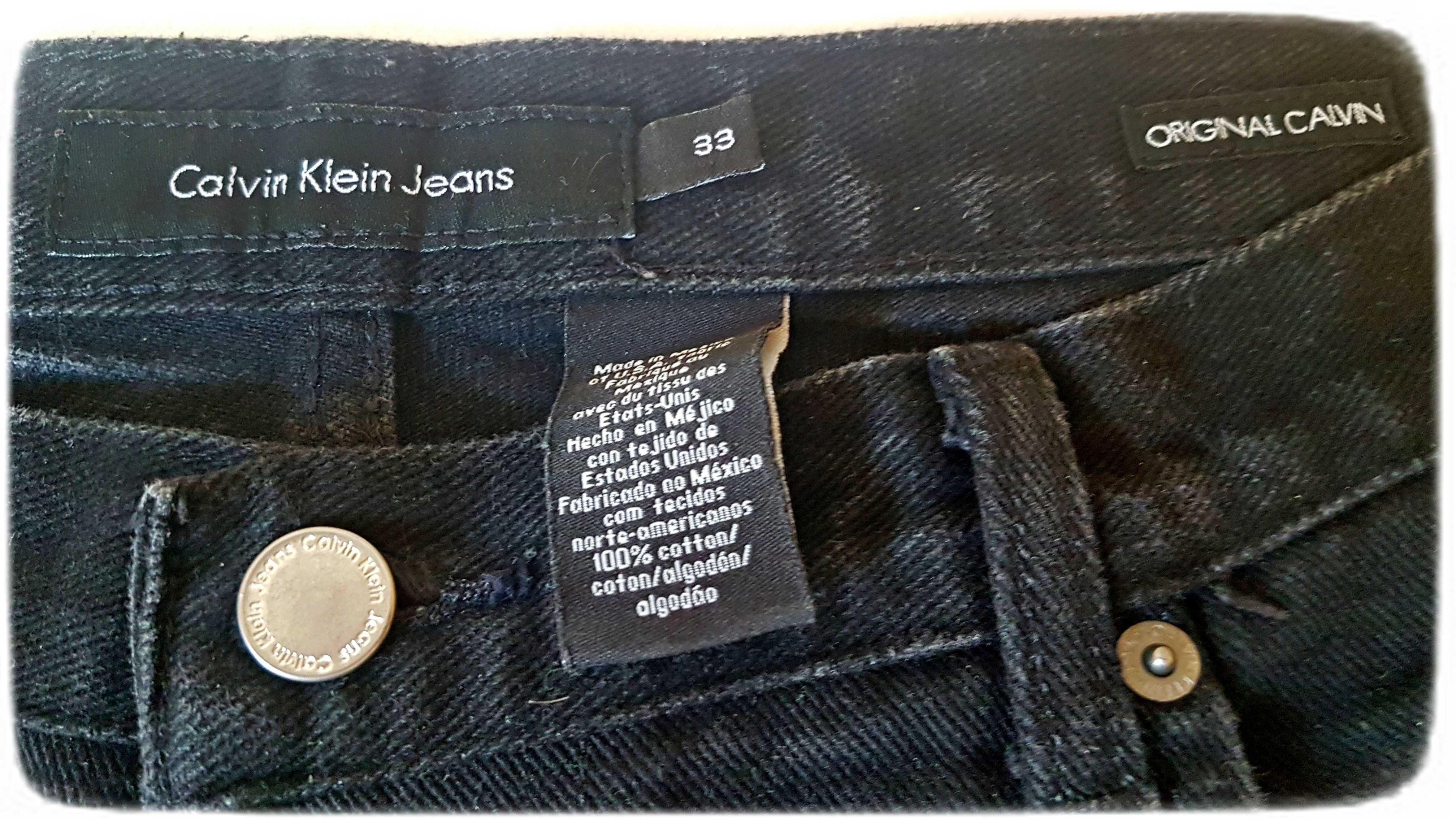 Calvin Klein Jeans, Spodnie w kolorze czarnym