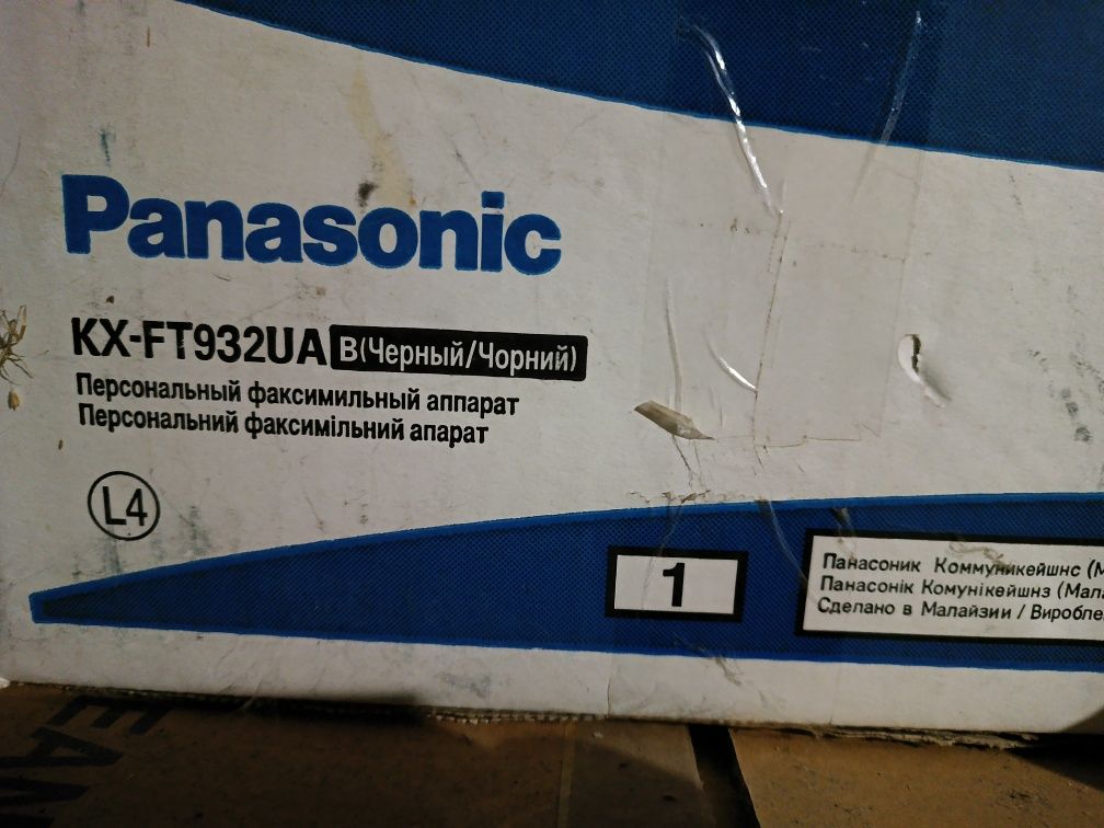 Факс Panasonic KX-FT 932 UA black