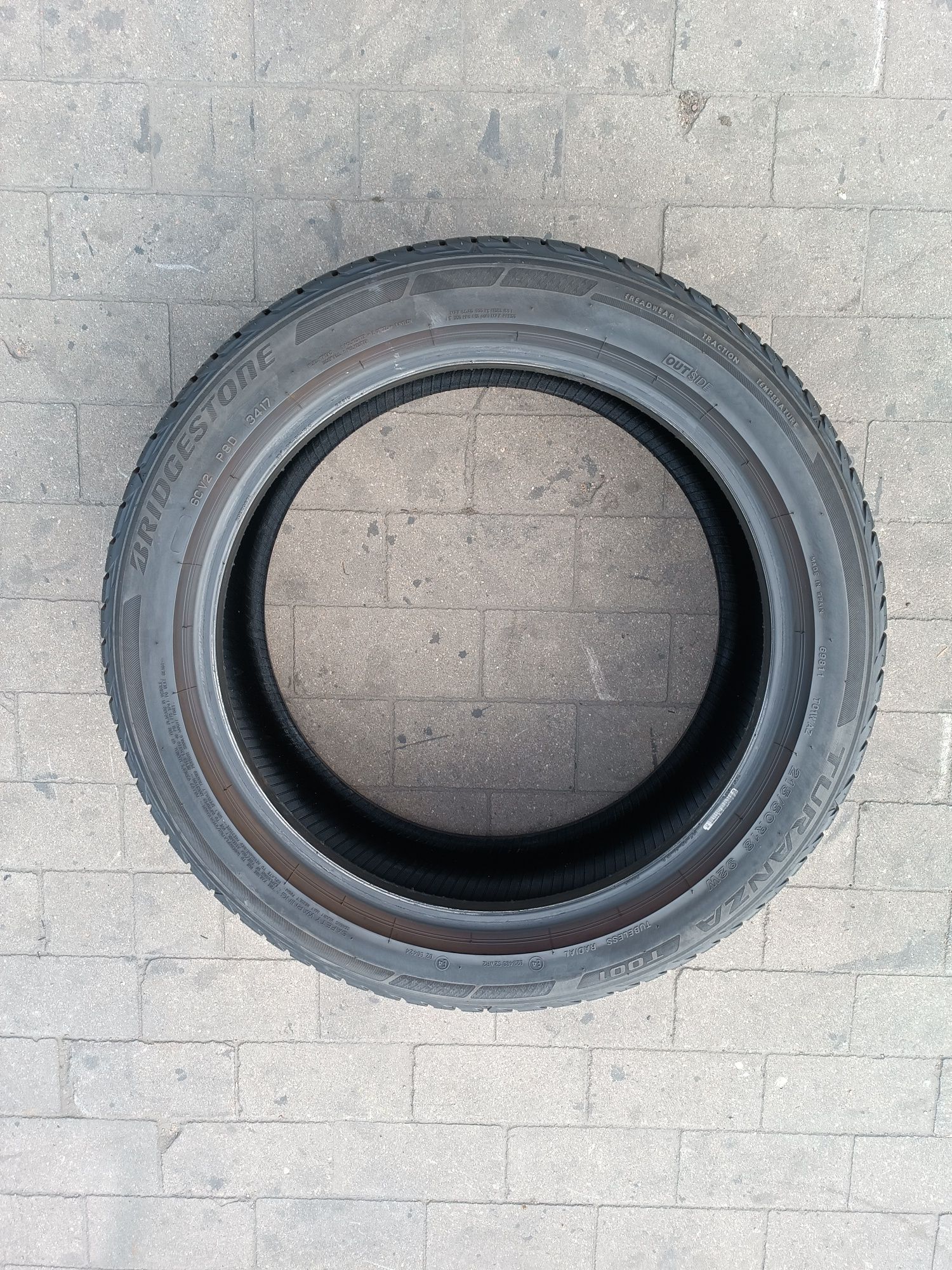 215/50R18 Bridgestone Turanza T001  92 W