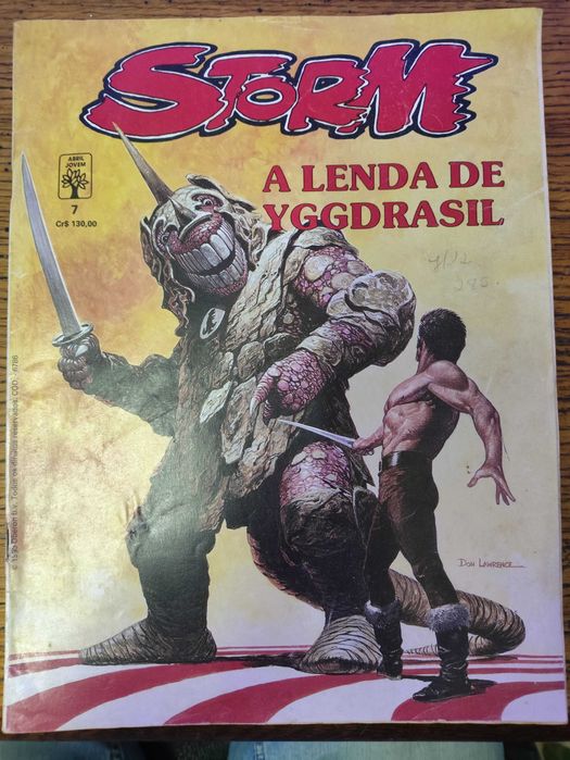 banda desenhada "Storm: A Lenda de Yggdrasil nº 7