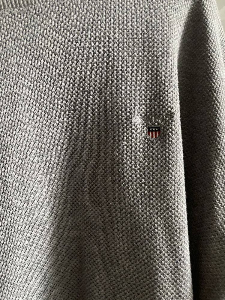 Sweter gant roz 3XL XXXL szary