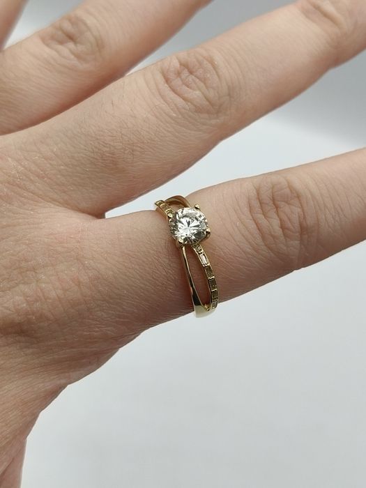 Złoty Pierścionek R.15 Pr.585 Nowy Zapraszamy