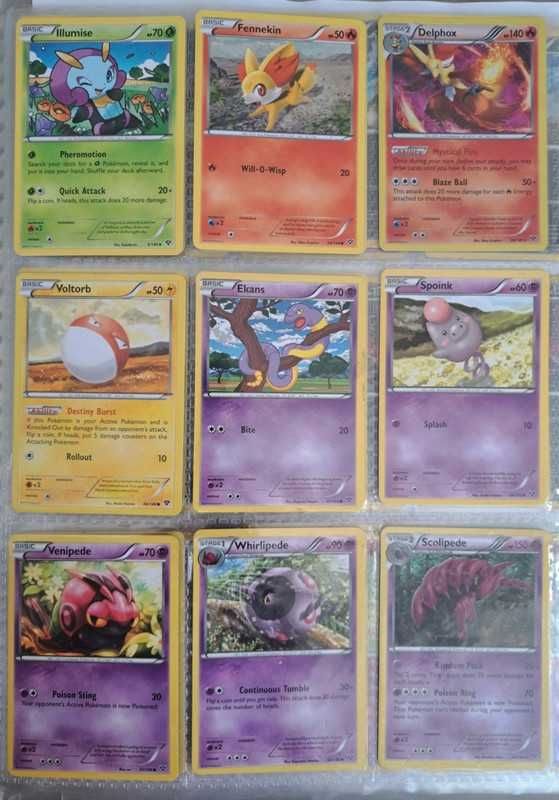 Cartas Pokemon XY Base Set (com raras e/brilhantes)