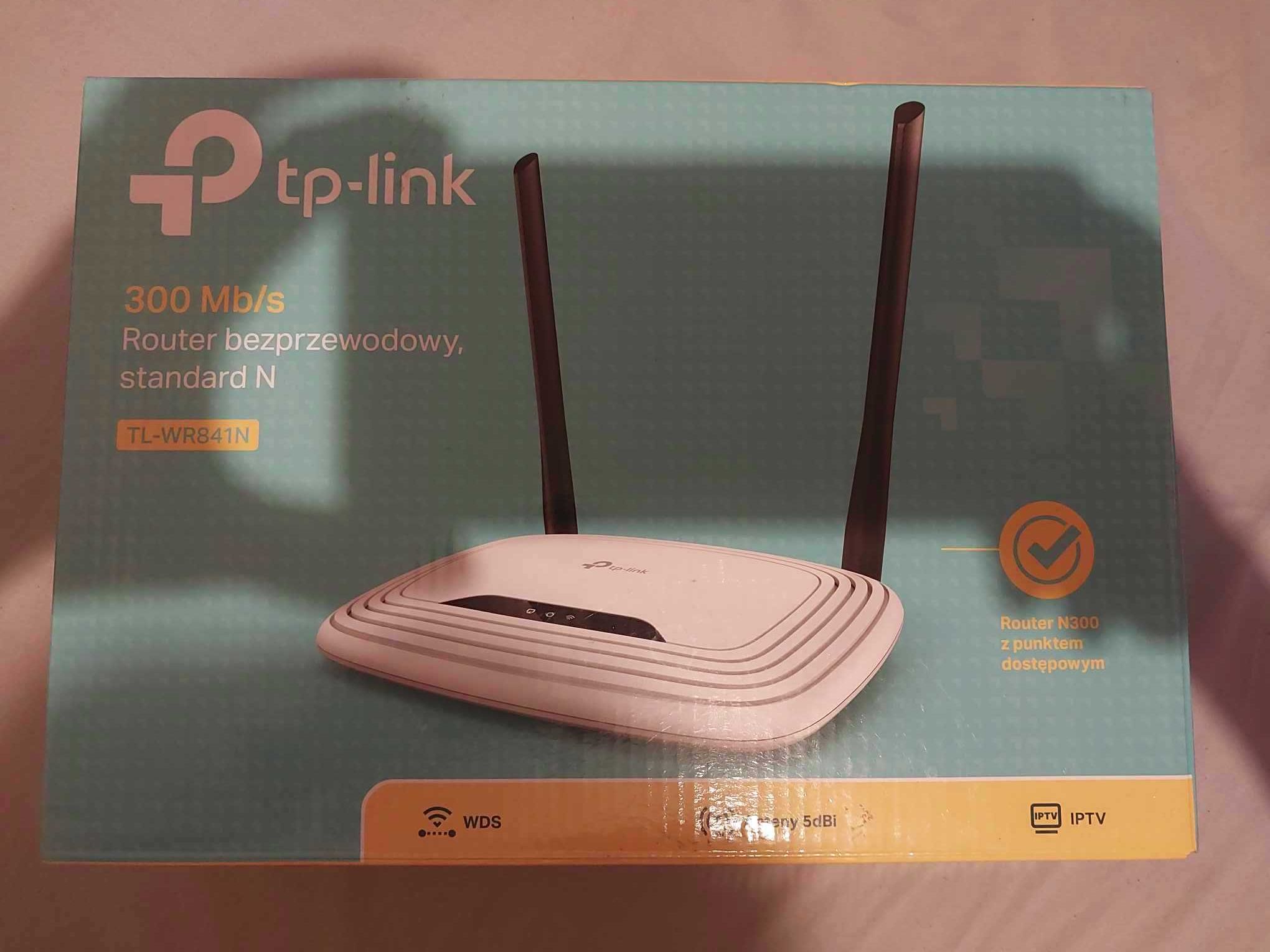 Router bezprzewodowy tp-link TL-WR841N GRATIS kabel 5metrów