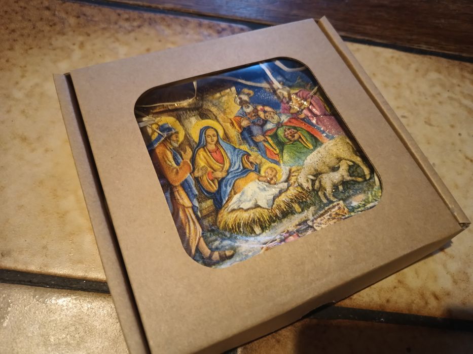 Talerzyk na opłatek - Wigilia