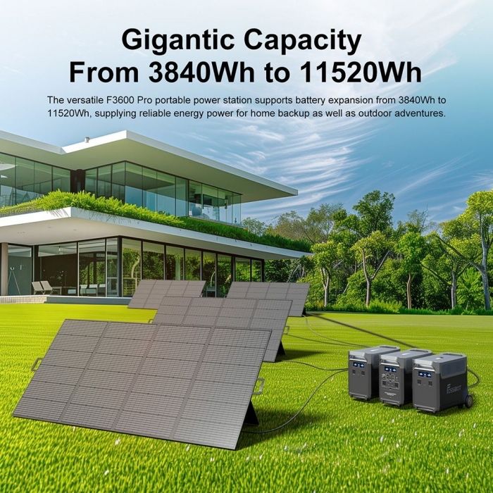 Magazyn energii stacja zasilania FOSSIBOT F3600PRO 3840Wh 3600W