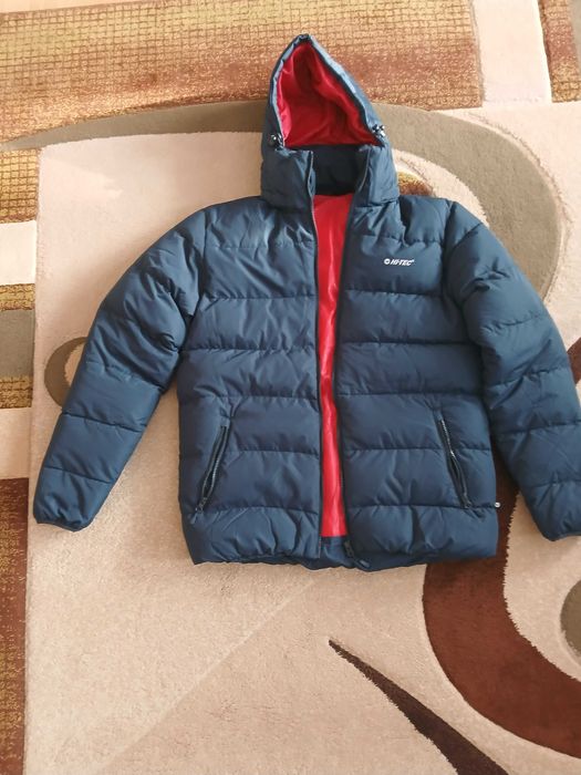 Męska Kurtka zimowa pikowana SAFI II, granatowa Rozmiar:L